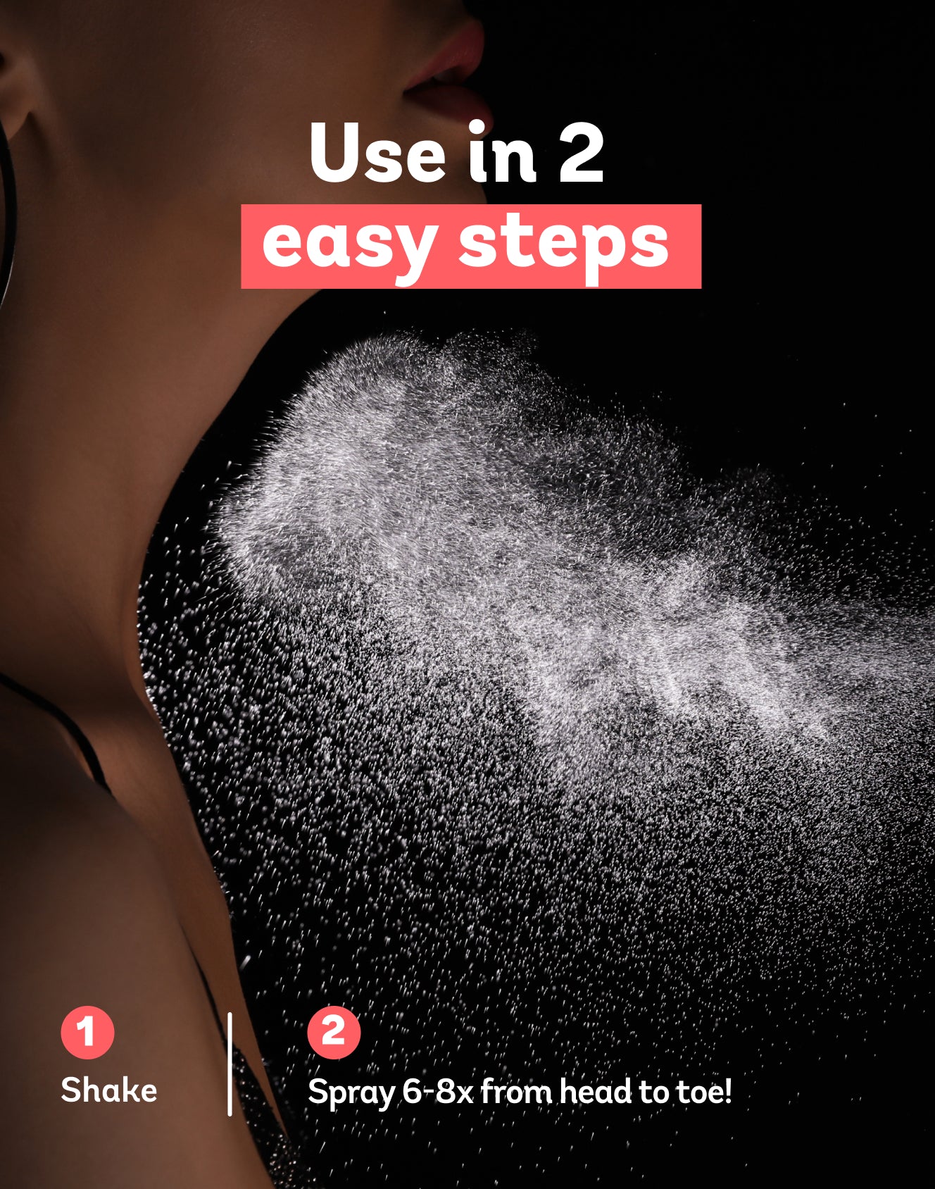 Zumba Beauty™ It Mist Be Love - Hair & Body Mist - Application